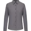 Damenbluse TT.K534 oxfordsilver