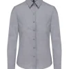 Damenbluse TT.K534 oxfordzinc