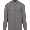 Herrenhemd TT.K533 oxfordsilver